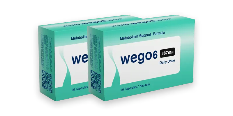 Wego6 natürliche Stoffwechsel-Kapseln – Spirulina, Matcha, L-Carnitin